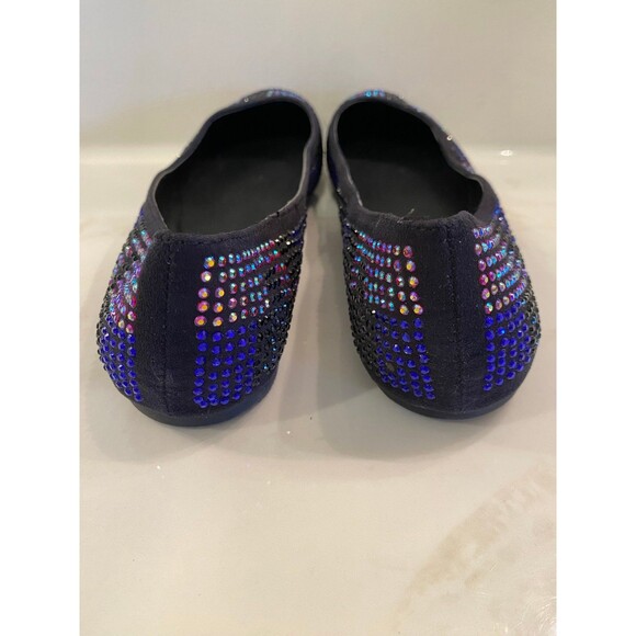 L.e.i Shoes Rainbow Flats Sparkle Women’s Slip-on Size 6 NWOT Stylish Fun Unique - Picture 4 of 9